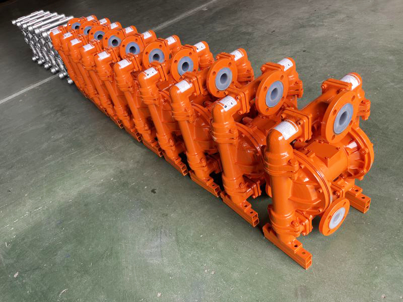 lanzhou project of fluorine-lined pneumatic diaphragm pump