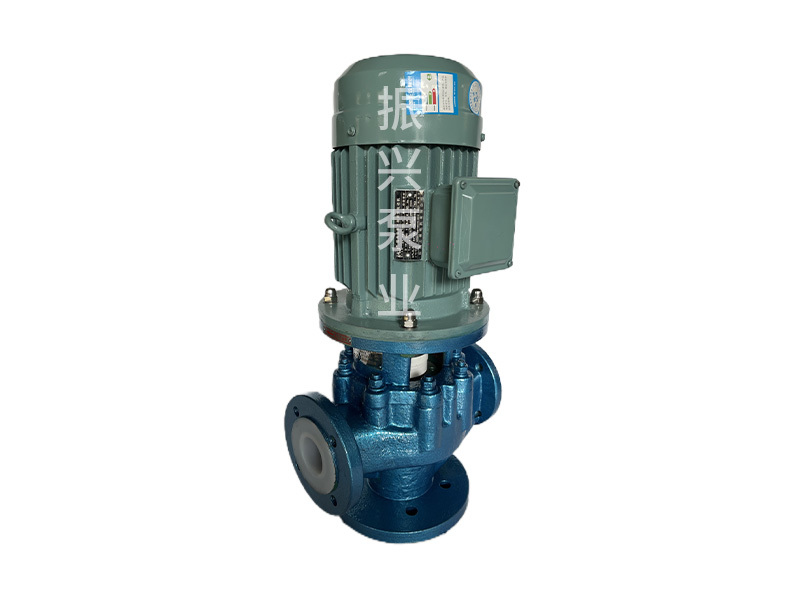 gf fluorine lined pipeline pump