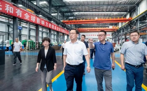 金(jin)華市(shi)委書(shu)記朱(zhu)重烈(lie)調研(yan)杭機(ji)股份(fen)